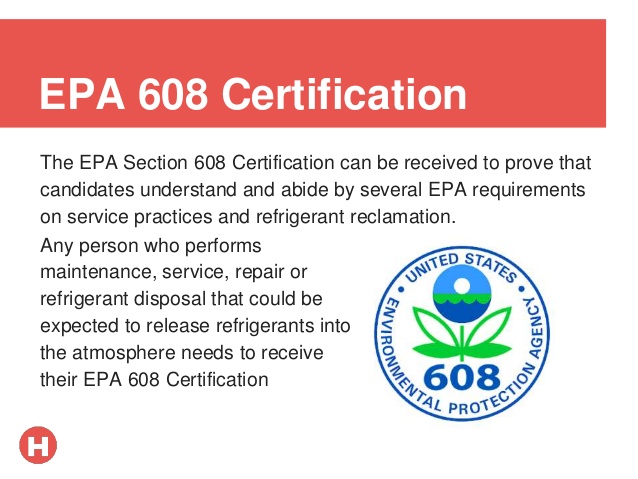 EPA 608 Certification